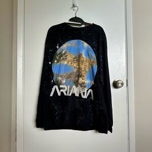 Ariana Grande Lollapalooza 1993 Splatter Long Sleeve Tee (NOT the sweatshirt)